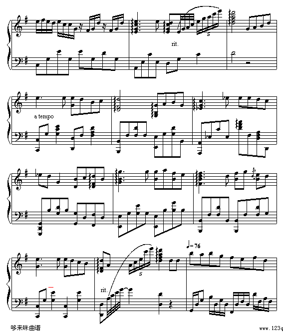 花火-lahema-梁詠琪钢琴曲谱（图3）