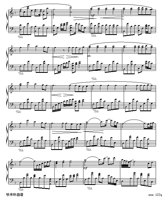 颓废-弦子钢琴曲谱（图3）