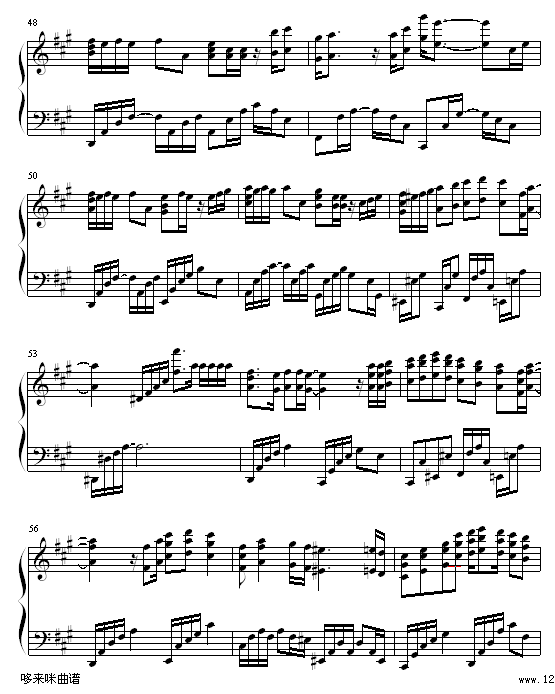 最后胜利-容祖儿钢琴曲谱（图4）