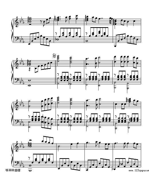 同一首歌-毛阿敏钢琴曲谱（图2）
