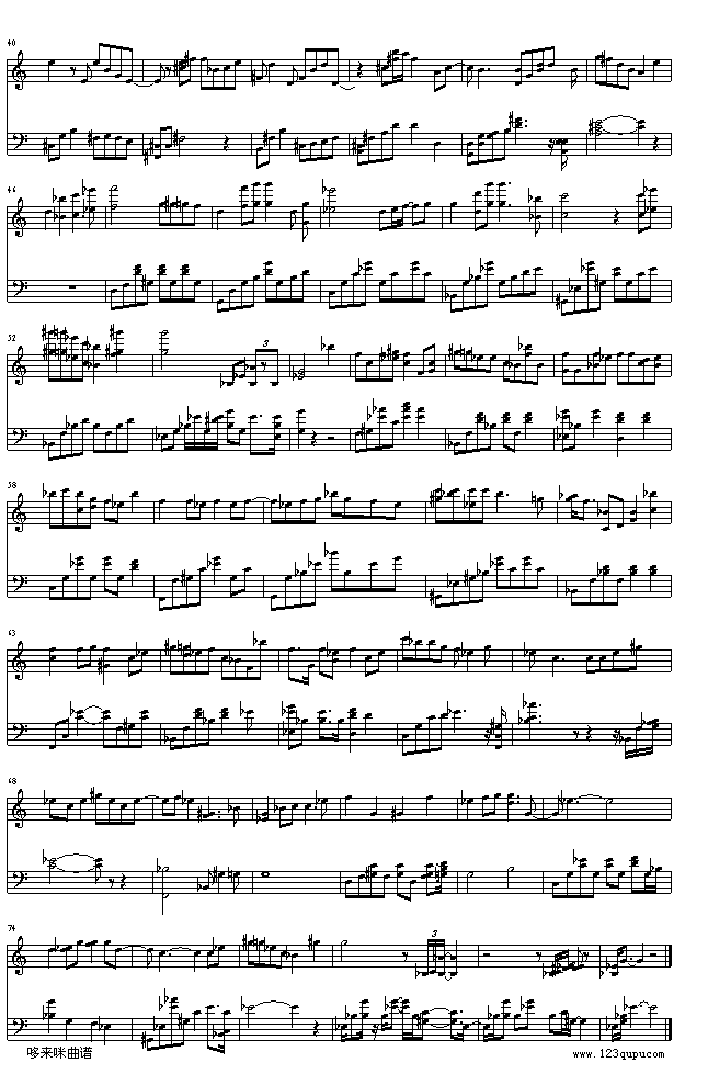 同类-孙燕姿钢琴曲谱（图2）