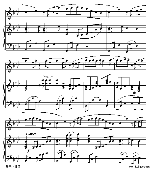 天黑黑-弹唱版-孙燕姿钢琴曲谱（图4）