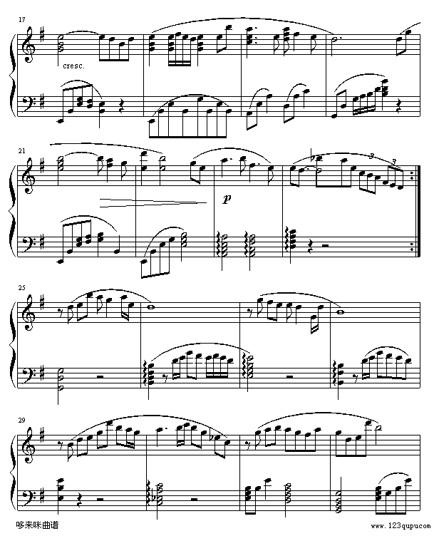 千言万语-邓丽君钢琴曲谱（图2）