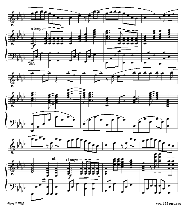 天黑黑-弹唱版-孙燕姿钢琴曲谱（图6）