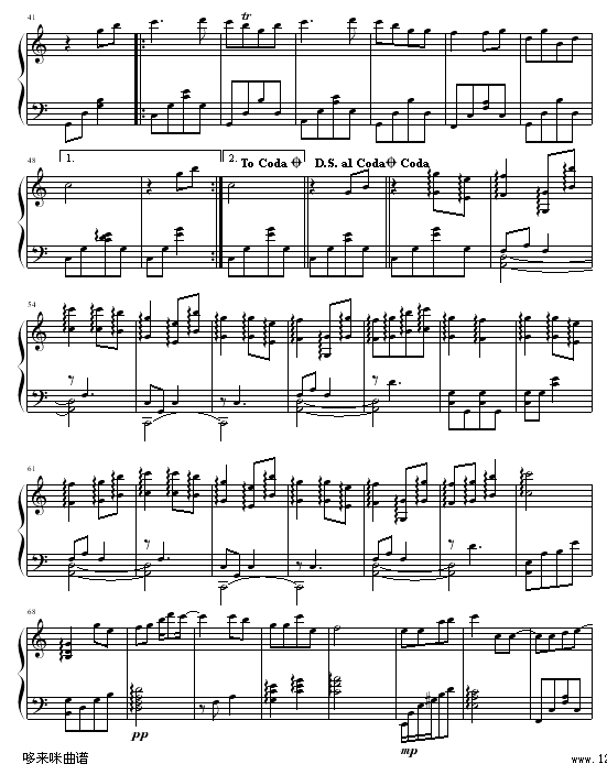 不想睡-梁静茹钢琴曲谱（图2）