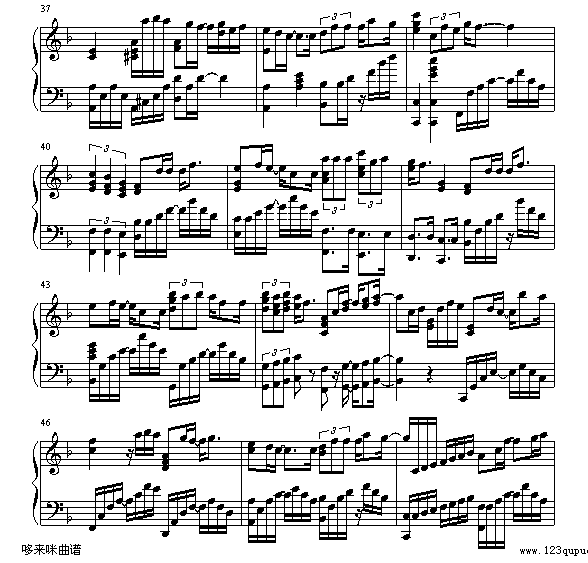 勇气-梁静茹钢琴曲谱（图4）