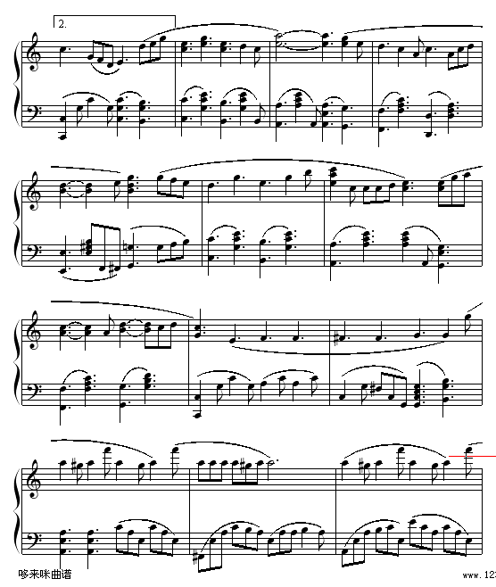 给自己的情书-王菲钢琴曲谱（图4）