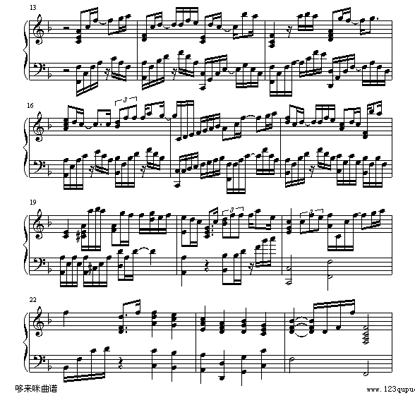 勇气-梁静茹钢琴曲谱（图2）