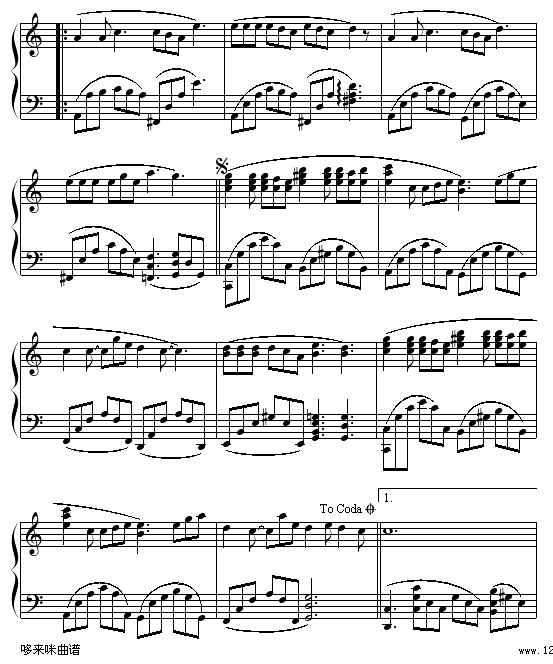 给自己的情书-王菲钢琴曲谱（图2）