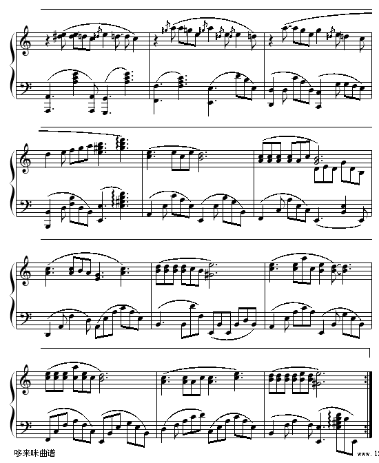 给自己的情书-王菲钢琴曲谱（图3）