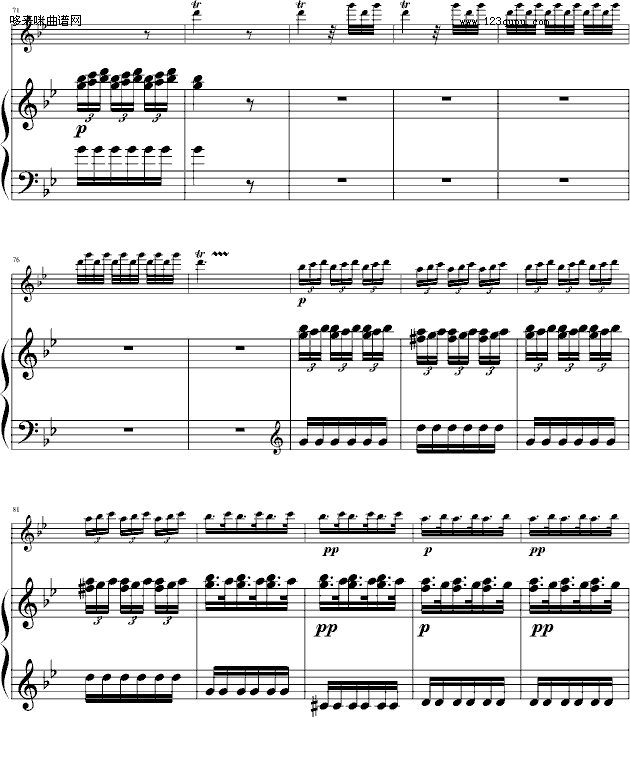 四季·夏-（小提琴/钢琴）-维瓦尔第钢琴曲谱（图6）