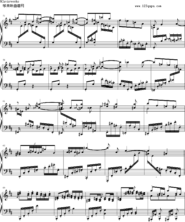随想曲Op.76 No.2-勃拉姆斯钢琴曲谱（图3）
