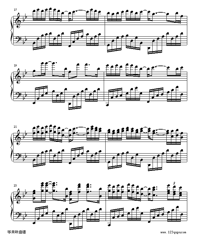 江南-林俊杰钢琴曲谱（图3）