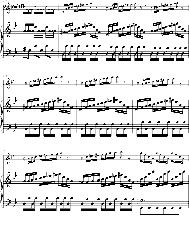 四季·夏-（小提琴/钢琴）-维瓦尔第钢琴曲谱（图17）