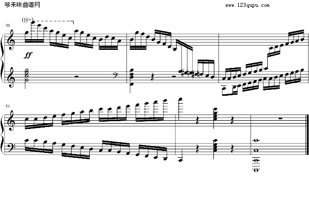 练习曲Op.72 No.5-莫什科夫斯基钢琴曲谱（图4）