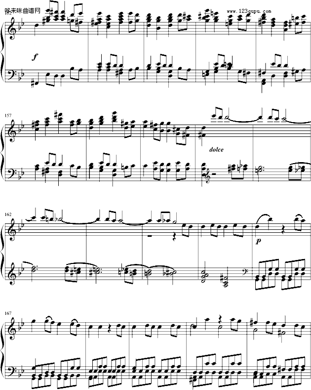 莫扎特第四十号交响曲（第一乐章）-莫扎特钢琴曲谱（图9）