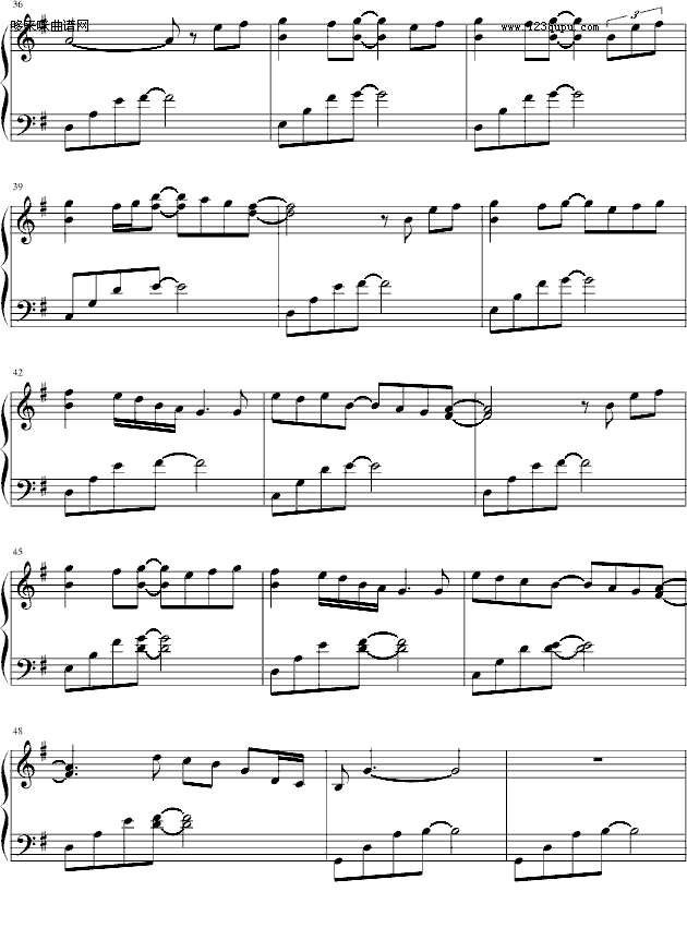 Going Home- Kenny-G 萨克斯经典名曲改编的钢琴曲-世界名曲钢琴曲谱（图3）