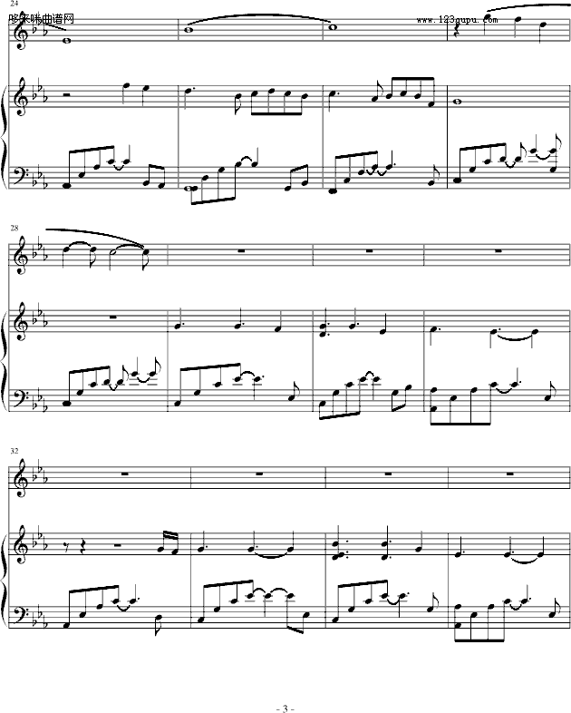 Little Mermaid-班得瑞钢琴曲谱（图3）