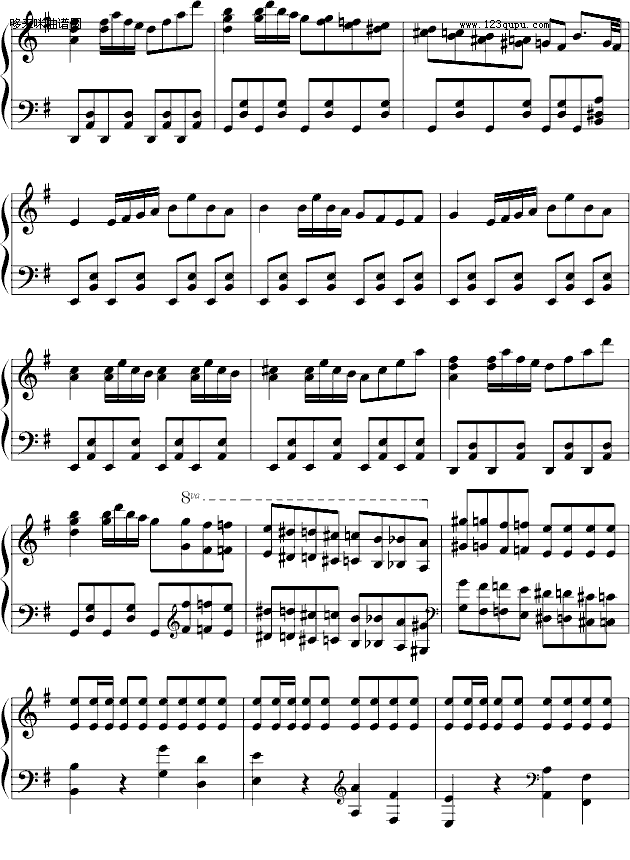 晓风之舞-丁善德钢琴曲谱（图3）