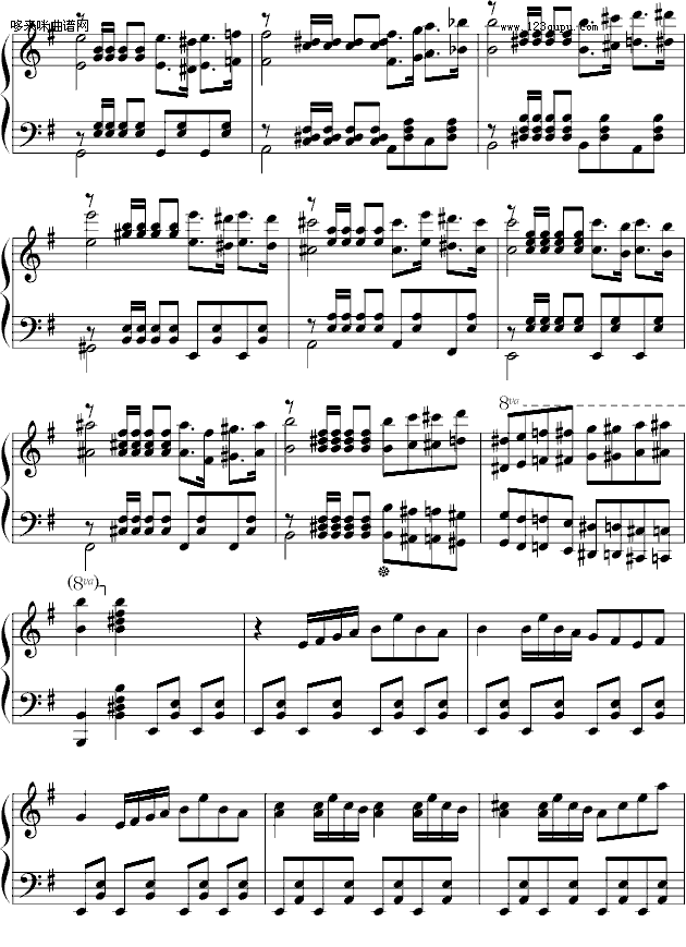 晓风之舞-丁善德钢琴曲谱（图2）