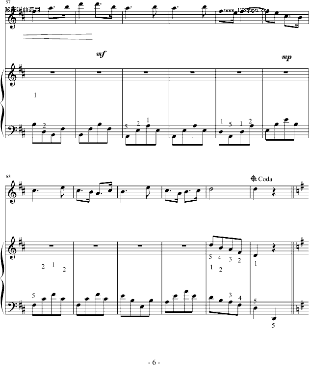 光明行-钢琴伴奏-刘天华钢琴曲谱（图6）