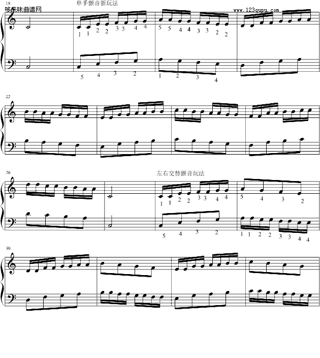 哈农之新玩法-冰岛的雨季-哈农钢琴曲谱（图2）