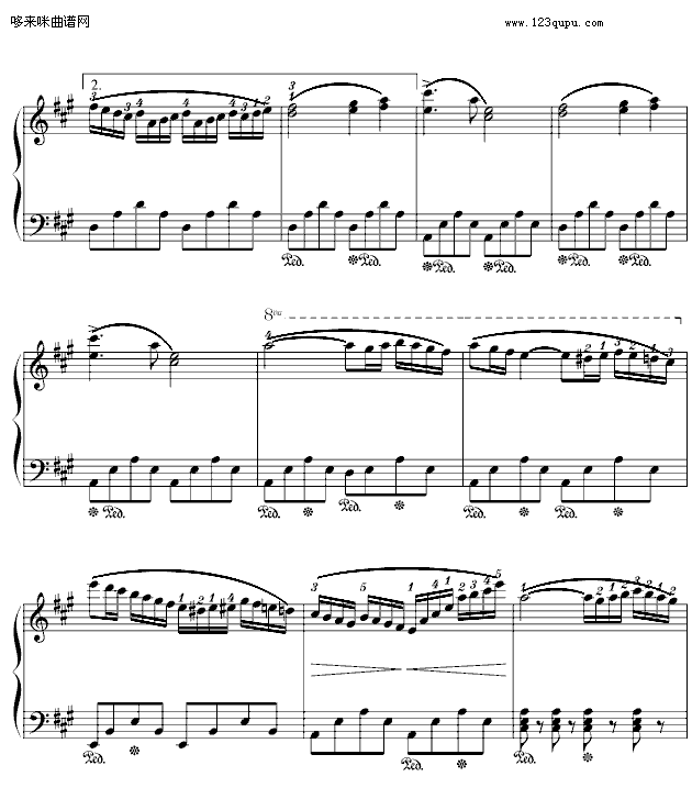 西班牙舞曲-小光版-肖斯塔科维奇钢琴曲谱（图6）