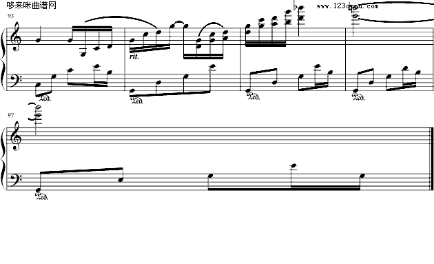 思乡曲-马思聪钢琴曲谱（图6）