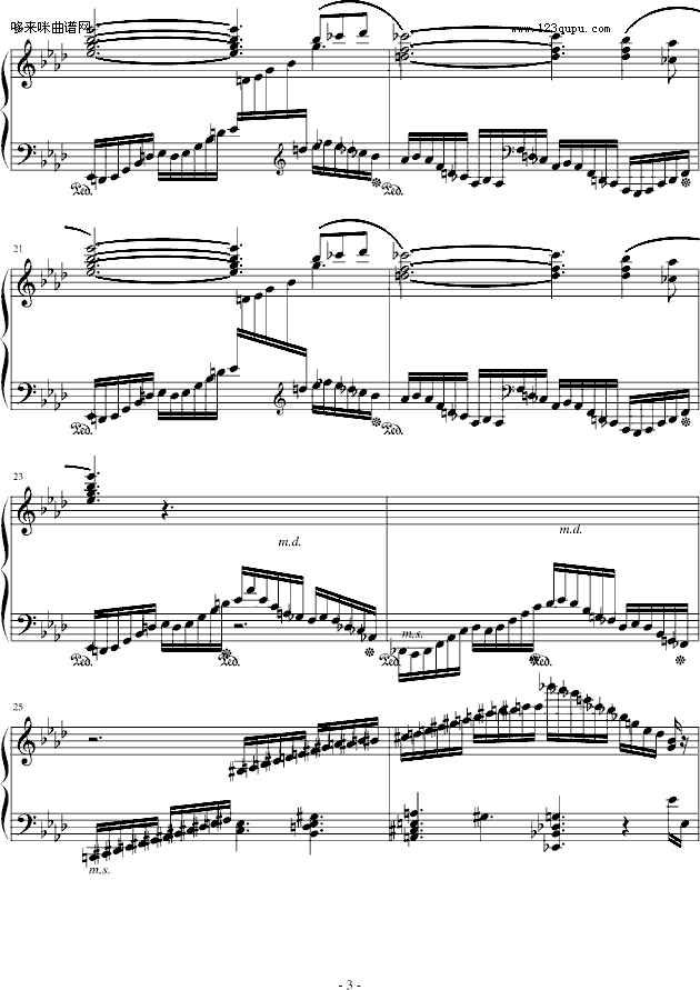 练习曲No.11-莫什科夫斯基钢琴曲谱（图3）
