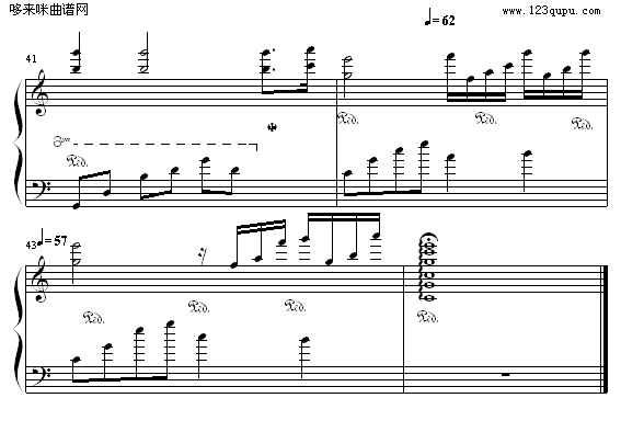 水边的阿狄丽娜-HK375-克莱德曼钢琴曲谱（图8）
