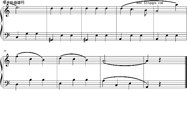 多瑙河之波-简易版-伊凡诺维奇钢琴曲谱（图2）