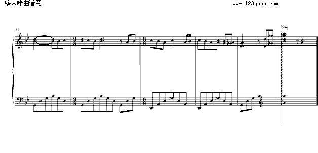 野花-幸福版-克莱德曼钢琴曲谱（图3）