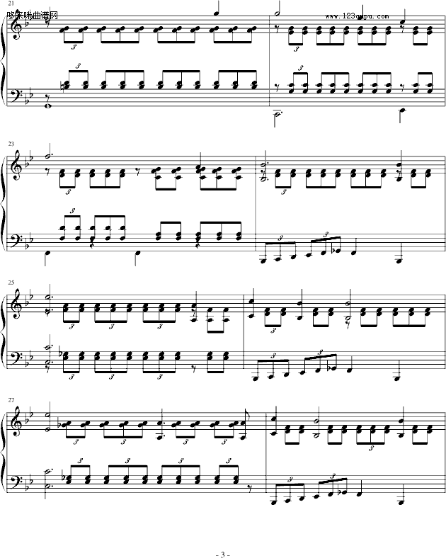 魔王-李斯特改变舒伯特曲-李斯特钢琴曲谱（图3）