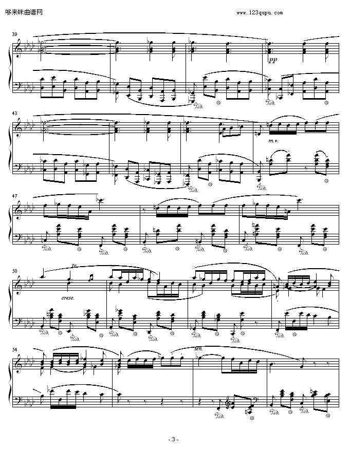 肖邦F小调第4叙事曲-肖邦钢琴曲谱（图3）