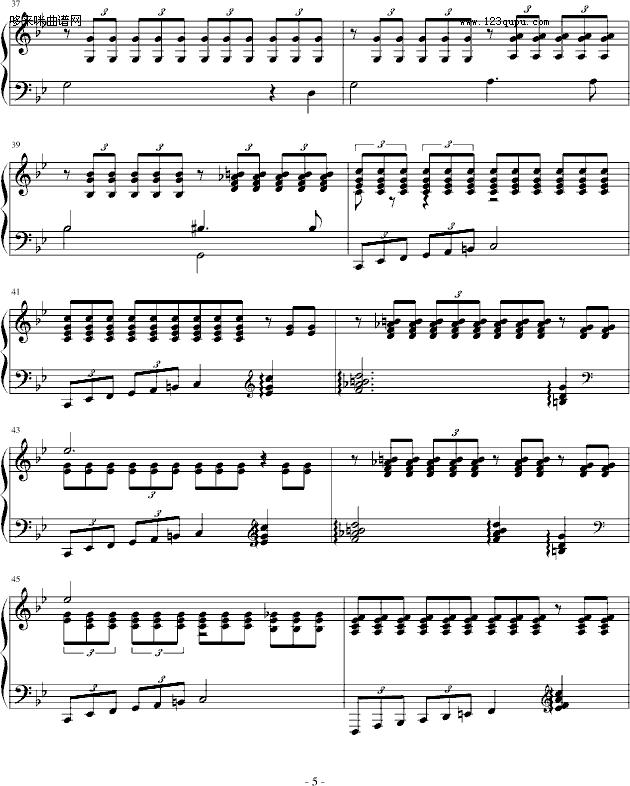 魔王-李斯特改变舒伯特曲-李斯特钢琴曲谱（图5）
