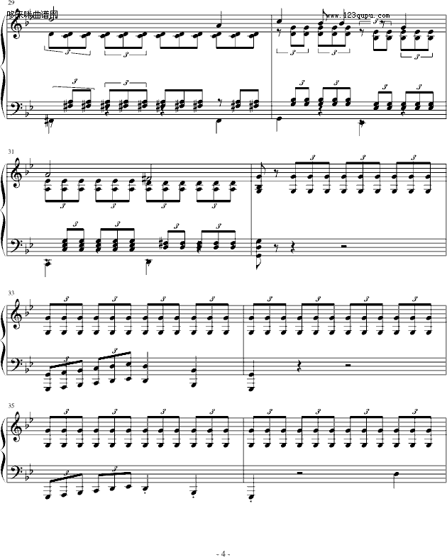 魔王-李斯特改变舒伯特曲-李斯特钢琴曲谱（图4）