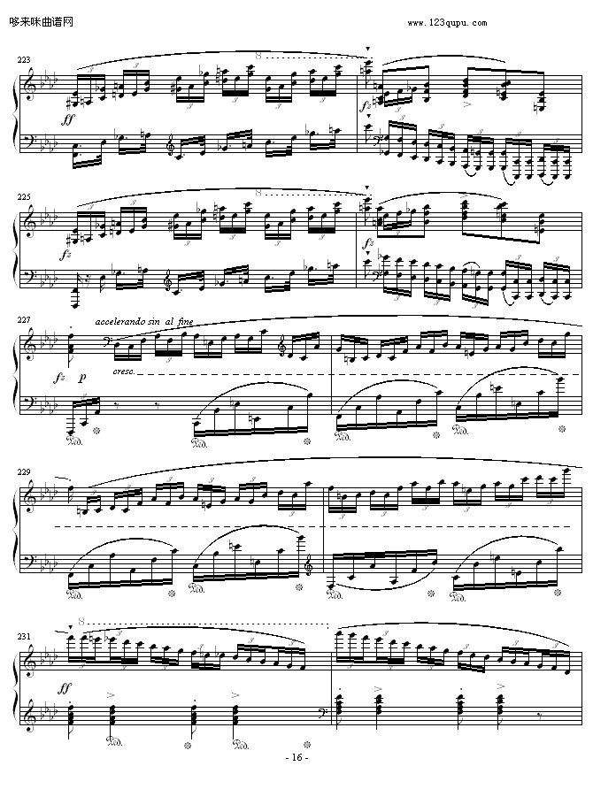 肖邦F小调第4叙事曲-肖邦钢琴曲谱（图16）