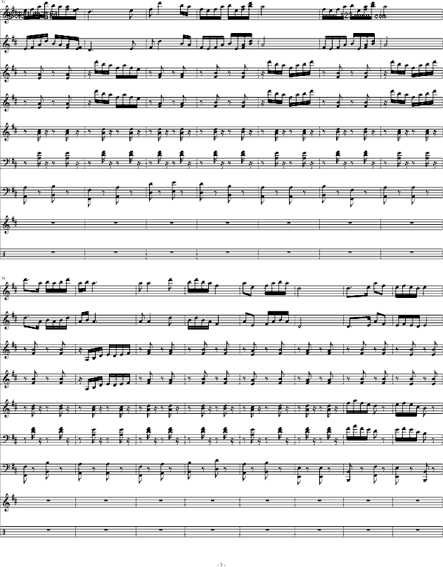 紫竹调（民乐合奏）-中国名曲钢琴曲谱（图3）