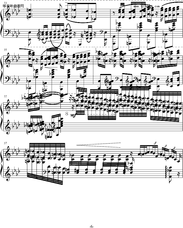 弄臣-李斯特钢琴曲谱（图6）