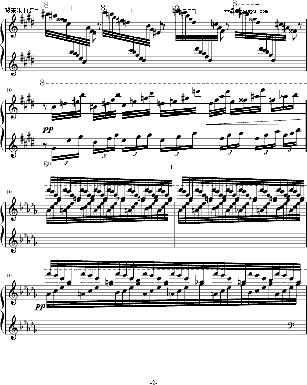 弄臣-李斯特钢琴曲谱（图2）