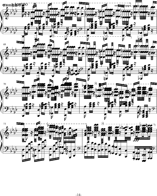 弄臣-李斯特钢琴曲谱（图14）