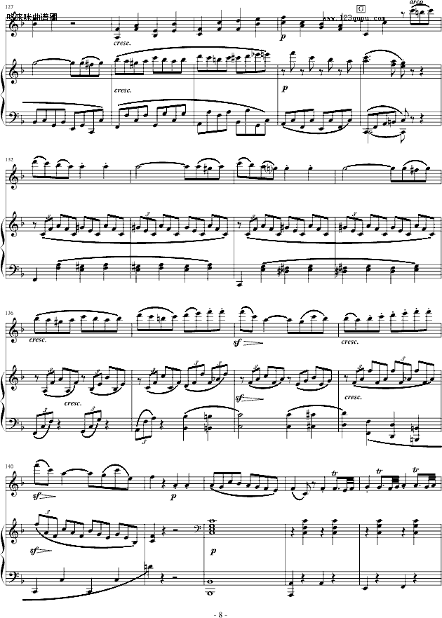 贝多芬-春天奏鸣曲(Op.24)第四乐章-贝多芬钢琴曲谱（图8）