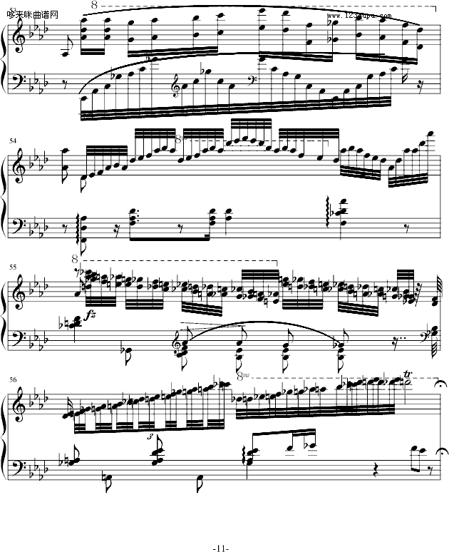 弄臣-李斯特钢琴曲谱（图11）