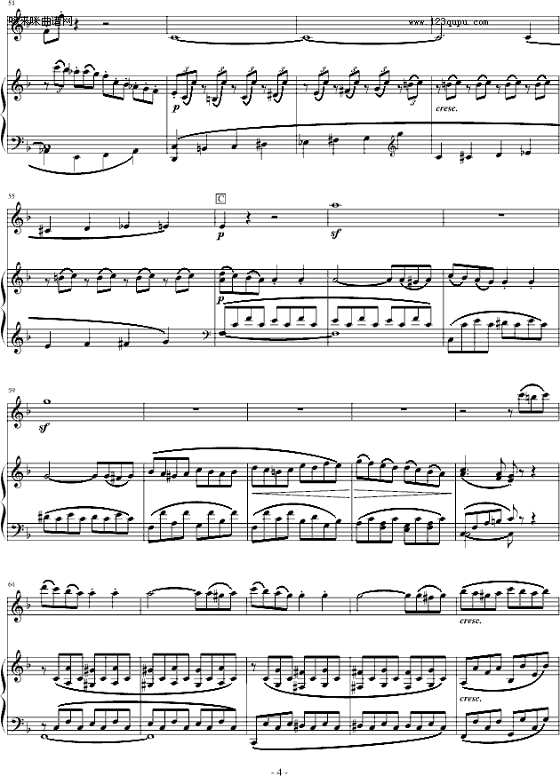 贝多芬-春天奏鸣曲(Op.24)第四乐章-贝多芬钢琴曲谱（图4）
