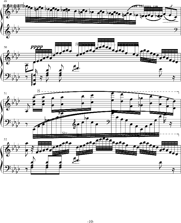 弄臣-李斯特钢琴曲谱（图10）