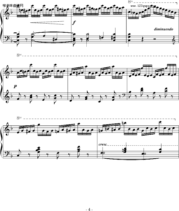 车尔尼740-车尔尼钢琴曲谱（图4）