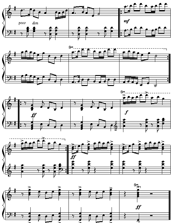 晚会钢琴曲谱（图3）