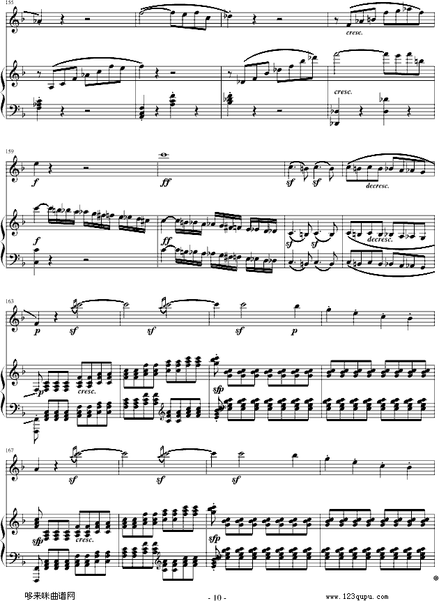 春天奏鸣曲-贝多芬钢琴曲谱（图10）