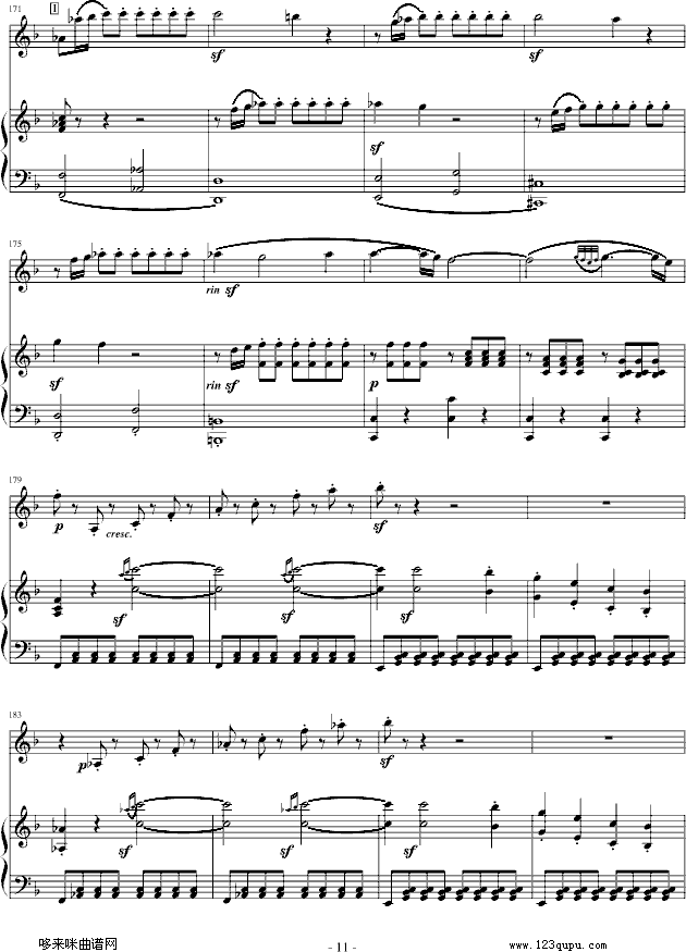 春天奏鸣曲-贝多芬钢琴曲谱（图11）