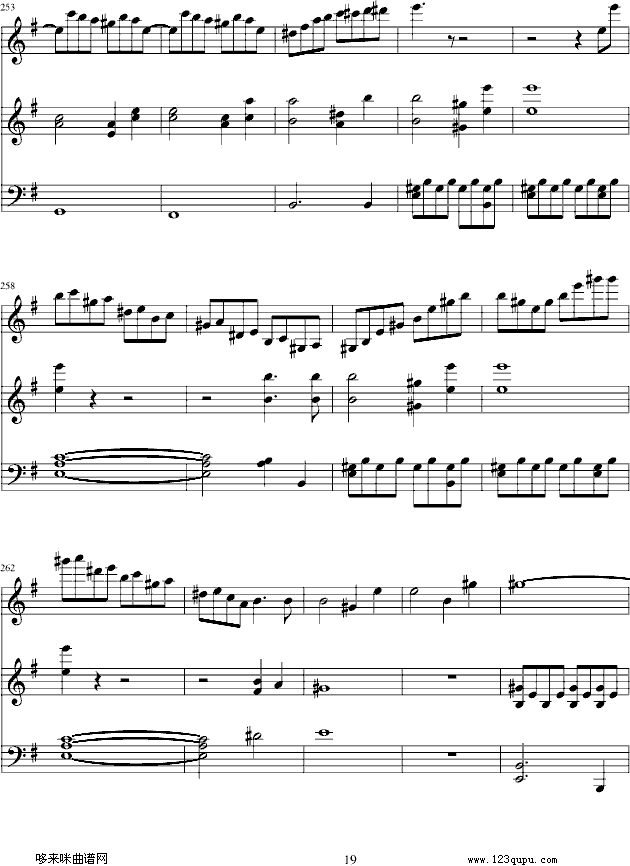 e小调小提琴协奏曲-门德尔松钢琴曲谱（图19）